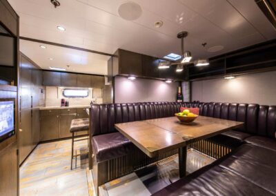 GALLEY SEATING AND CREW MESS
